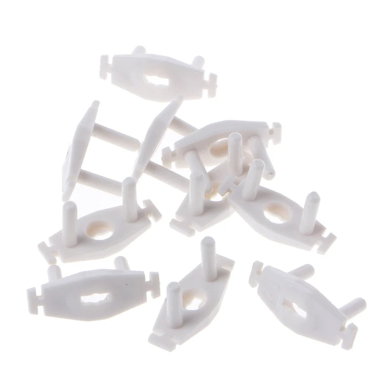 10pcs Power Socket Outlet Plug Protective ABS Cover Anti Electric Baby Safety Protector double security baby safety
