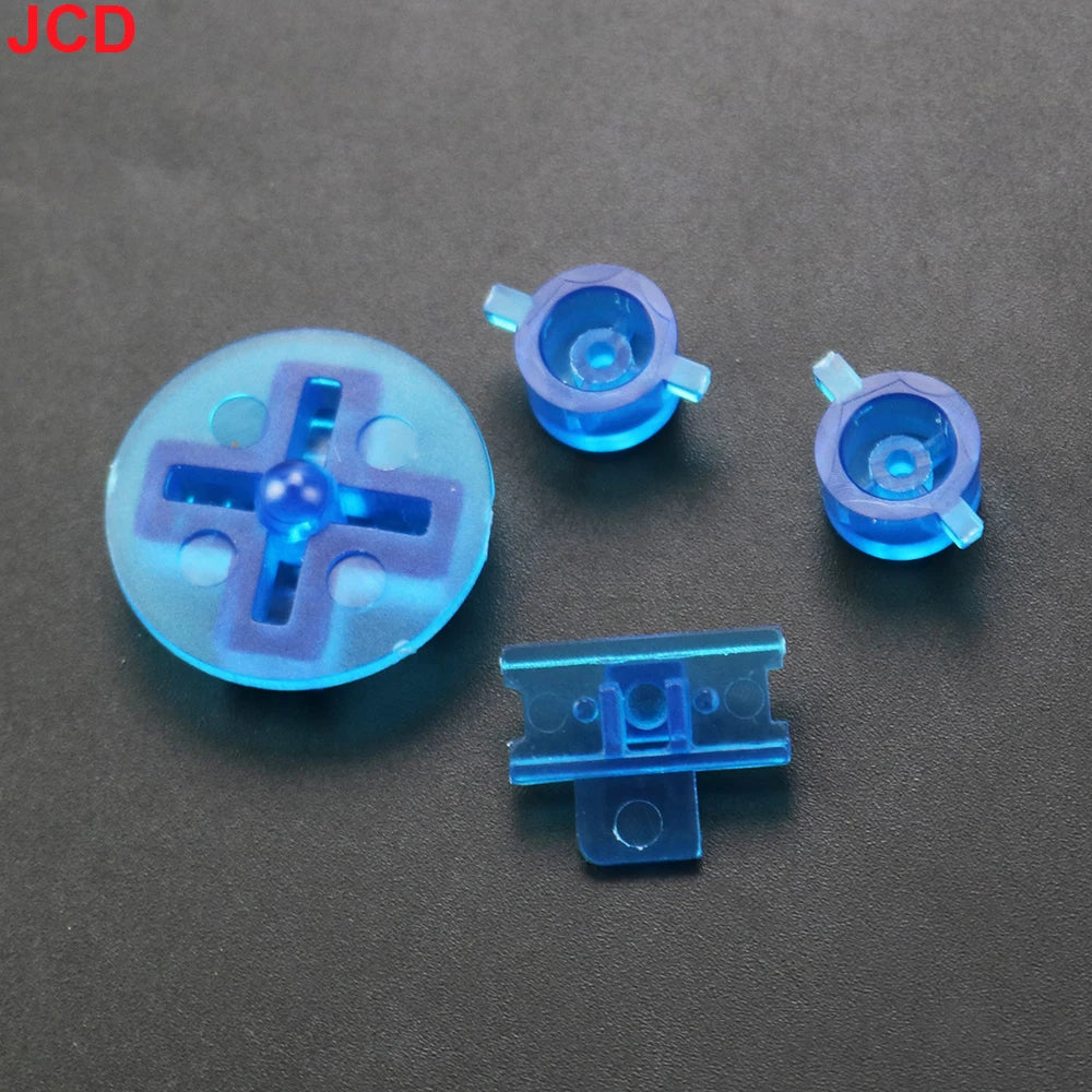 JCD 1set Colorful D-Pad Buttons For GameBoy Classic For GB DMG A B Buttons DIY Button Set Replacement
