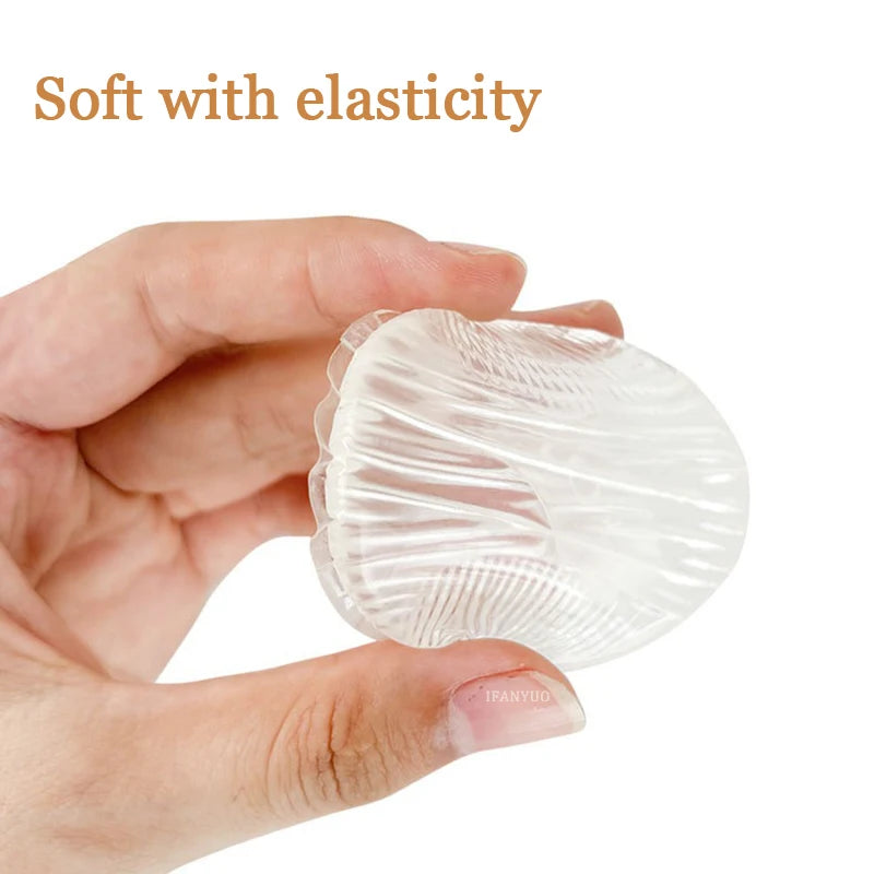 Round/Triangle Silicone Gel Cosmetic Puff Transparent Soft Elasticity Puff Sponge Foundation Cream No Powder Eating Powder