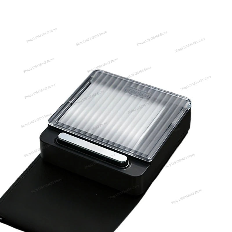 For Car Automatic Boxed Floss Stick, Family Light Luxury Dustproof Portable Tooth Picking Automatic Floss Storage Box