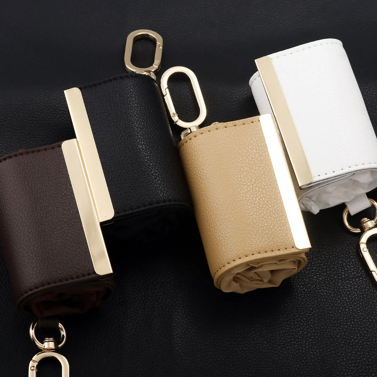 Creative Simple Storage Cloth Bag Large Capacity Eco-friendly Shopping Bag Keychain Practical Bag Charm Unique Accessory Gift