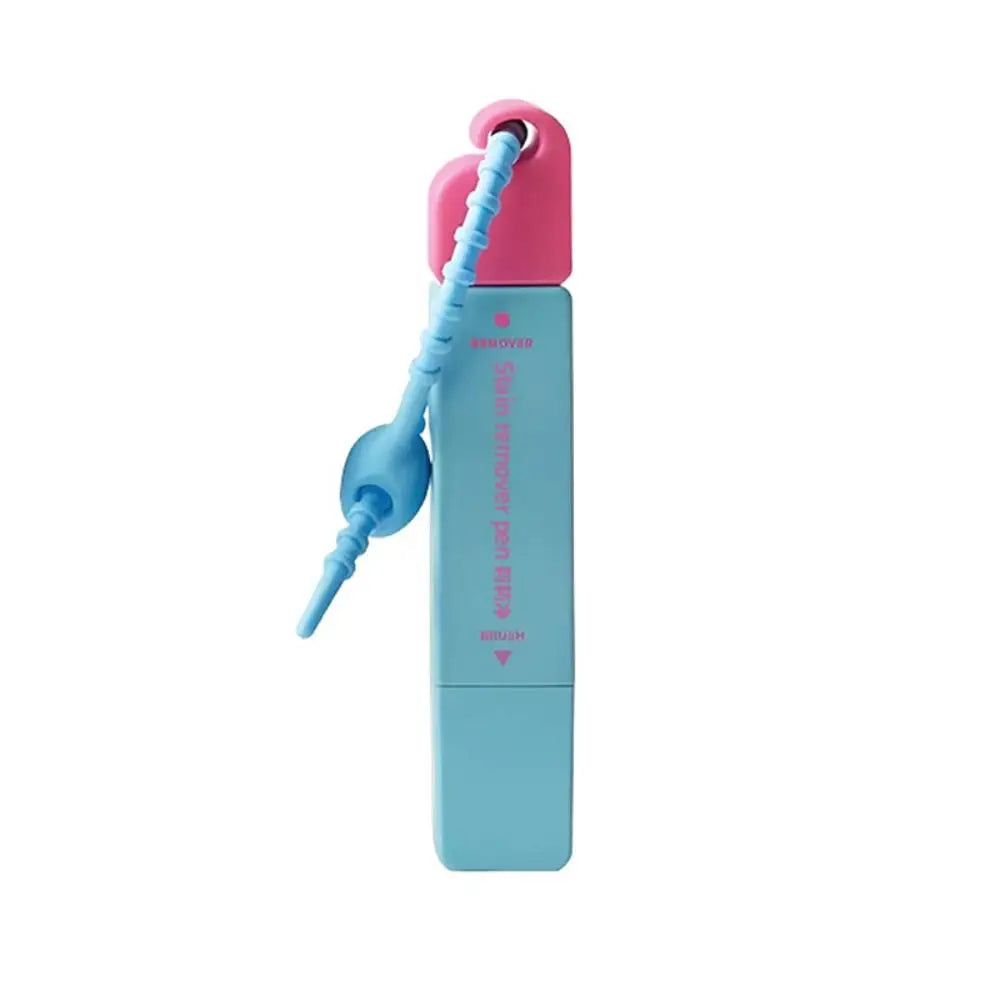 12ml Stain Remover Pen With Brush Head Instant Emergency Stain Remover Portable Double Head Grease Removal Pen Clothes Care