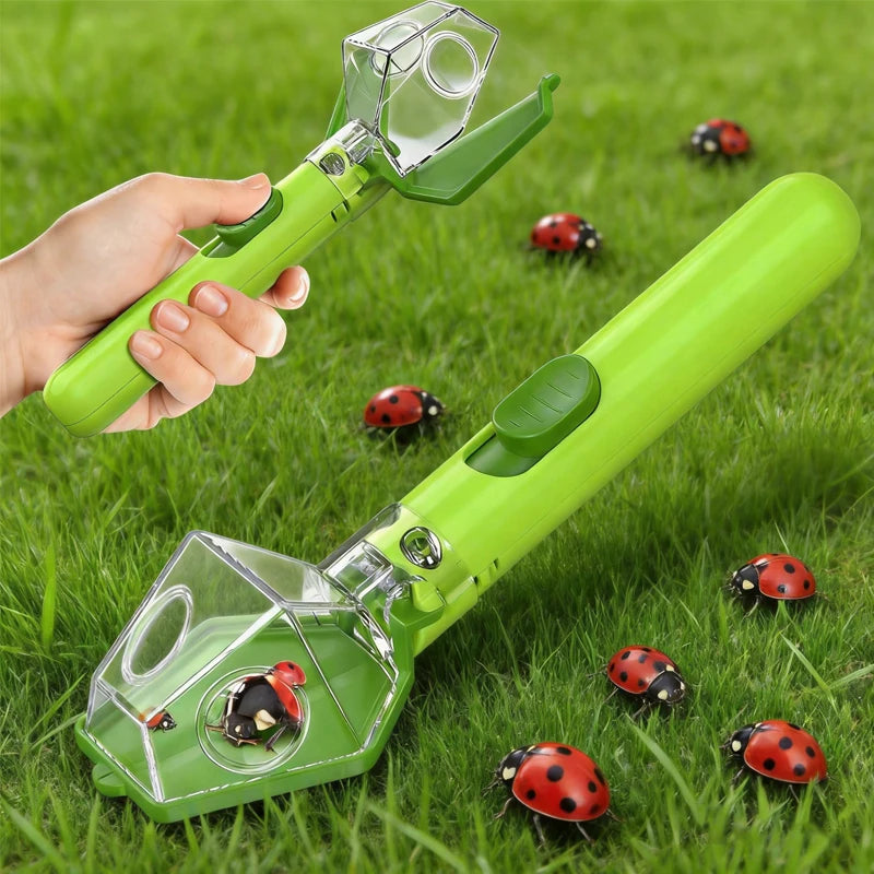 Portable Insect Catcher With 6X Magnifying Outdoor Exploration Display Observer Box Multifunctional Kids Bug Catcher Insect Trap
