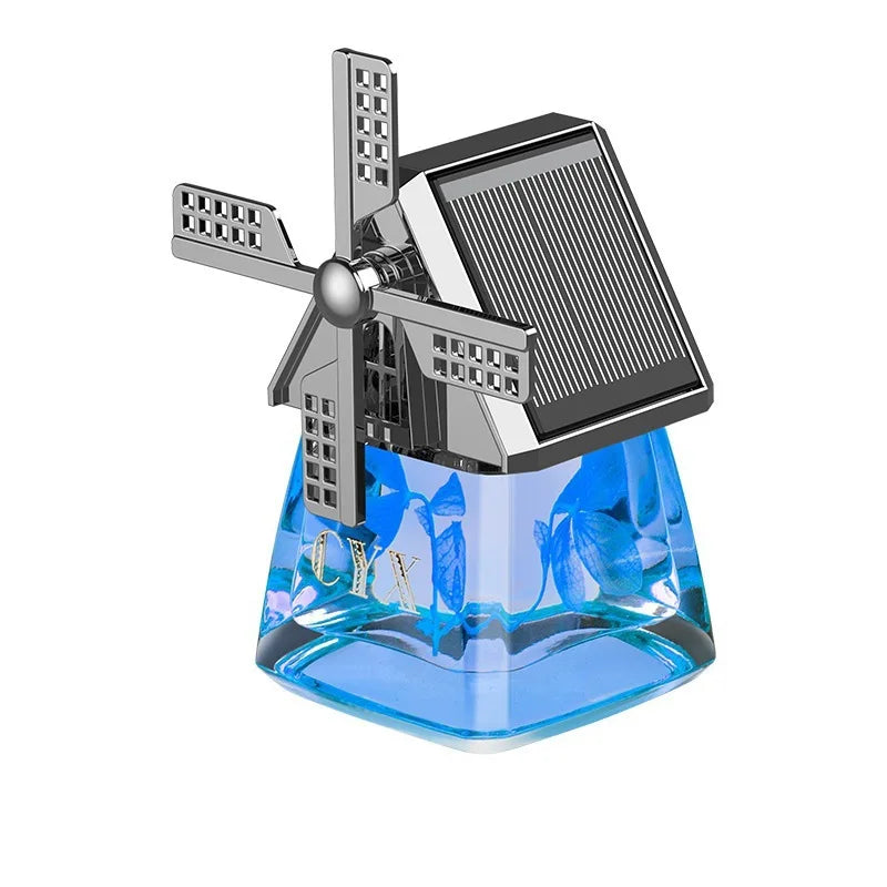 Car Mounted Perfume Fragrance Deodorant Fragrance in The Lasting Fragrance Solar Powered Windmill Accessories Powered Windmill