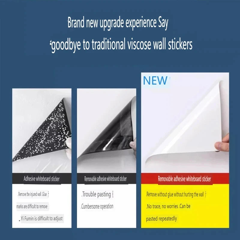 DIY Roll Paper Graffiti Scroll Whiteboard Wall Sticker Painting Drawing Early Educational Toys  No Damage to Wall Easy to Clean