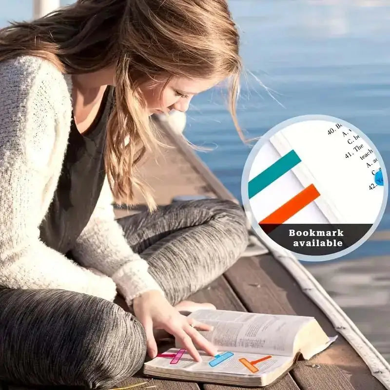 Set of Guided Reading Strips Colorful Overlays with Finger Rings for Literacy Support in School Classroom Learning