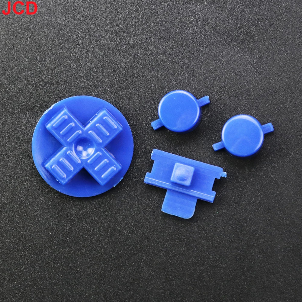 JCD 1set Colorful D-Pad Buttons For GameBoy Classic For GB DMG A B Buttons DIY Button Set Replacement