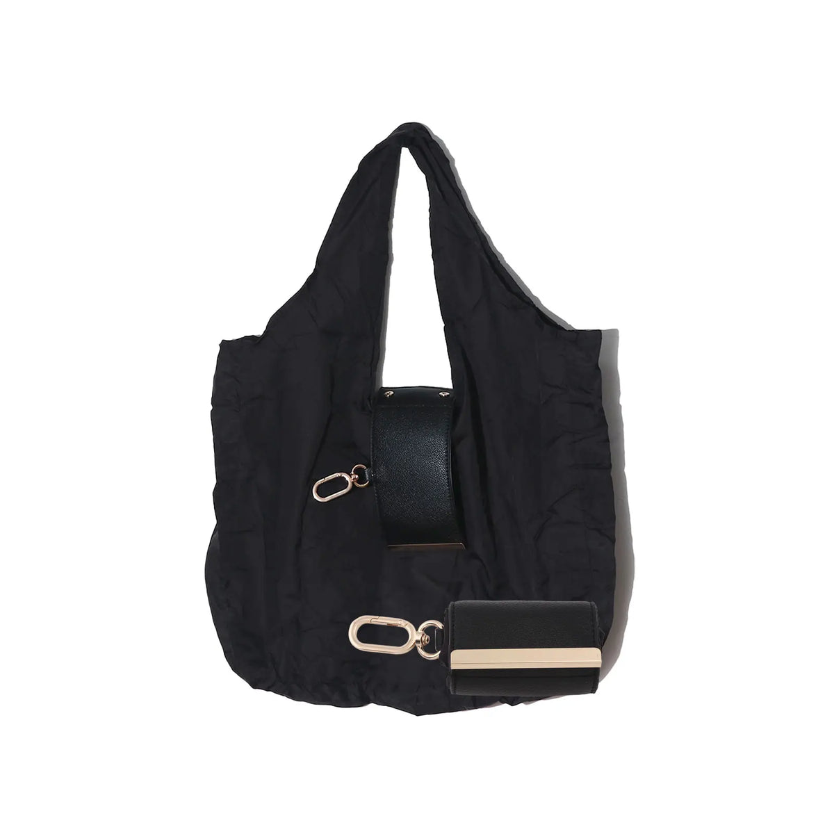 Creative Simple Storage Cloth Bag Large Capacity Eco-friendly Shopping Bag Keychain Practical Bag Charm Unique Accessory Gift