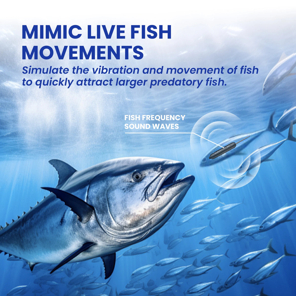Discount Fishing Bait Pro - Affordable Live Fish Simulation Acoustic Technology 300m Waterproof Depth Kanama Smart