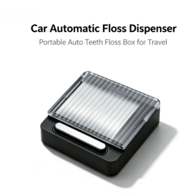 For Dental Floss Picks Auto Dispenser Dust-proof Luxury Storage Box Portable For Car Household Ultra Thin Floss Sticks